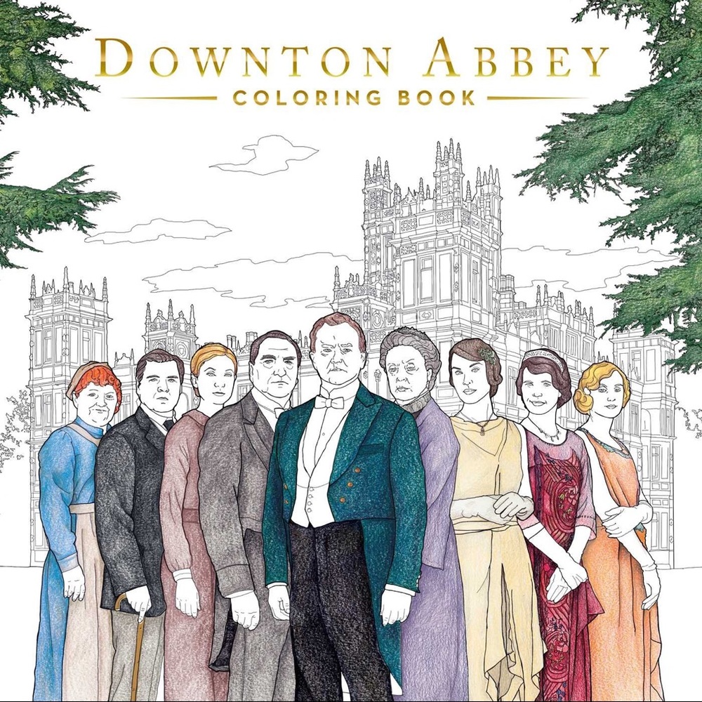 ☕️Downton Abbey Coloring Book☕️